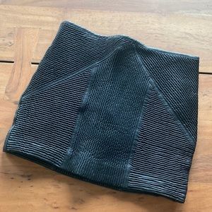 Free people faux leather mini skirt size 6